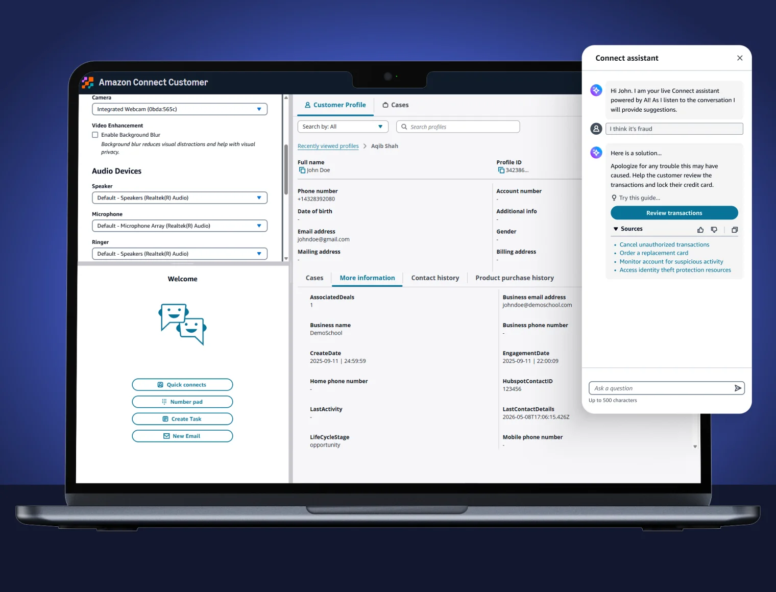 Agent & Advisor Workspace